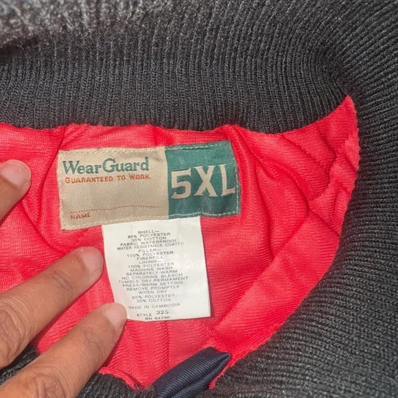 Men's navy blue snow suit - Picture 3 of 9